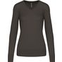 Kariban Pull col V femme dark_grey