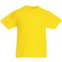 fruit of the loom Original T Kids - jaune - 14/15ans