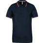 Kariban Polo maille piquée manches courtes homme navy/red/white
