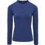Premier Tee-shirt à manches retroussables Long John pour femme indigo