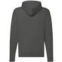 fruit of the loom Classic Hooded Sweat Jacket graphite_clair