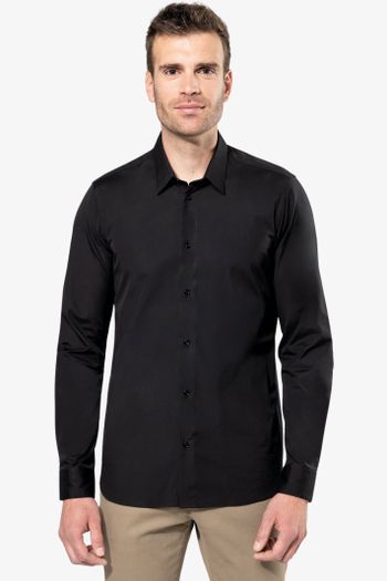 Image produit Chemise popeline manches longues homme