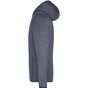 James&Nicholson Men's Knitted Fleece Hoody denim_melange/black