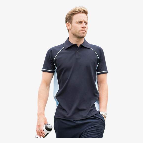 Men's Piped Performance Polo finden-&-hales