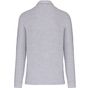 kariban Polo jersey manches longues homme oxford_grey