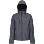 Regatta Men's Venturer 3 Layer Printable Hooded Softshell Jacket seal_grey/black