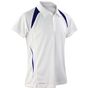 Spiro Men's Team Spirit Polo Shirt white/navy