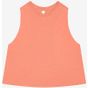 Bella Women's racerback cropped tank heather_sunset