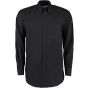 Kustom Kit Premium Oxford Shirt Long Sleeve Black