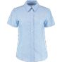 Kustom Kit Workwear Oxford Shirt Short Sleeve Light blue
