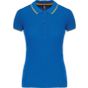 Kariban Polo manches courtes femme light_royal_blue/yellow/white