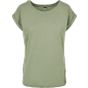 Build Your Brand Ladies Extended Shoulder Tee soft_salvia