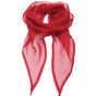 Premier Foulard en mousseline colours collection pour femme red