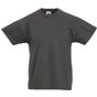 fruit of the loom Original T Kids graphite_clair