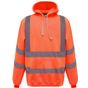 Yoko Sweatshirt capuche haute visibilité hi_vis_orange