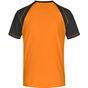 James&Nicholson Men´s Raglan-T orange/black