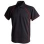 finden-&-hales Men's Piped Performance Polo black/red