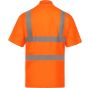 Korntex High-end polycotton Hi-Vis polo shirt Cambridge Signal orange
