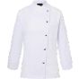 karlowsky Women's Long-Sleeve Chef Jacket Larissa White