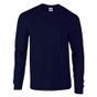 Gildan Adult T-Shirt Ultra-cotton Long Sleeve navy