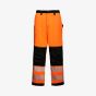 Korntex EOS Hi-Vis workwear trousers with printing areas
