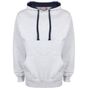fdm Contrast Hoodie heather_grey/navy