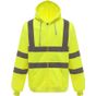 Yoko Sweat-shirt zippé capuche hi_vis_yellow