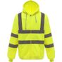 yoko Sweat-shirt zippé capuche hi_vis_yellow