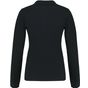 kariban Polo piqué manches longues femme  black