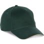 K-up Casquette - 5 panneaux forest_green/beige