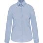 Kariban Chemise coton / élasthanne manches longues femme light_blue