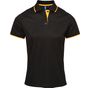 Premier Polo Coolchecker® contrasté pour femme black/sunflower