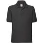 fruit of the loom 65/35 Polo Kids noir