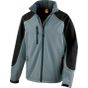 Result Hooded ripstop softshell jacket grey/black