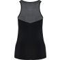 ProAct Débardeur de padel bicolore femme black/marl_dark_grey