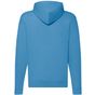 fruit of the loom Classic Hooded Sweat Jacket bleu_azur