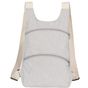 Kimood Sac à dos recyclé avec poche arrière antivol - pebble_grey/ecume - taille_unique