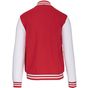 kariban Blouson molleton teddy Unisexe red/white