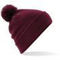 Beechfield Bonnet pompon original burgundy