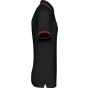 Kariban Polo homme manches courtes à liserés contrastés black/red