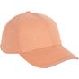K-up Casquette en coton biologique à sandwich contrasté - 6 panneaux peach/metal_grey