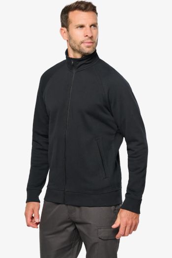 Image produit Veste molleton coton manches raglan unisexe