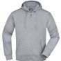 James&Nicholson Men's Hooded Jacket grey_heather