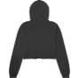 Bella Women's cropped fleece hoodie dark_grey_heather
