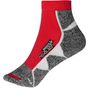 James&Nicholson Sport Sneaker Socks red/white