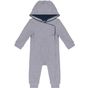 Kariban Grenouillère bébé avec capuche oxford_grey/navy