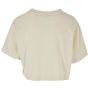 Build Your Brand Ladies Short Oversized Tee sand